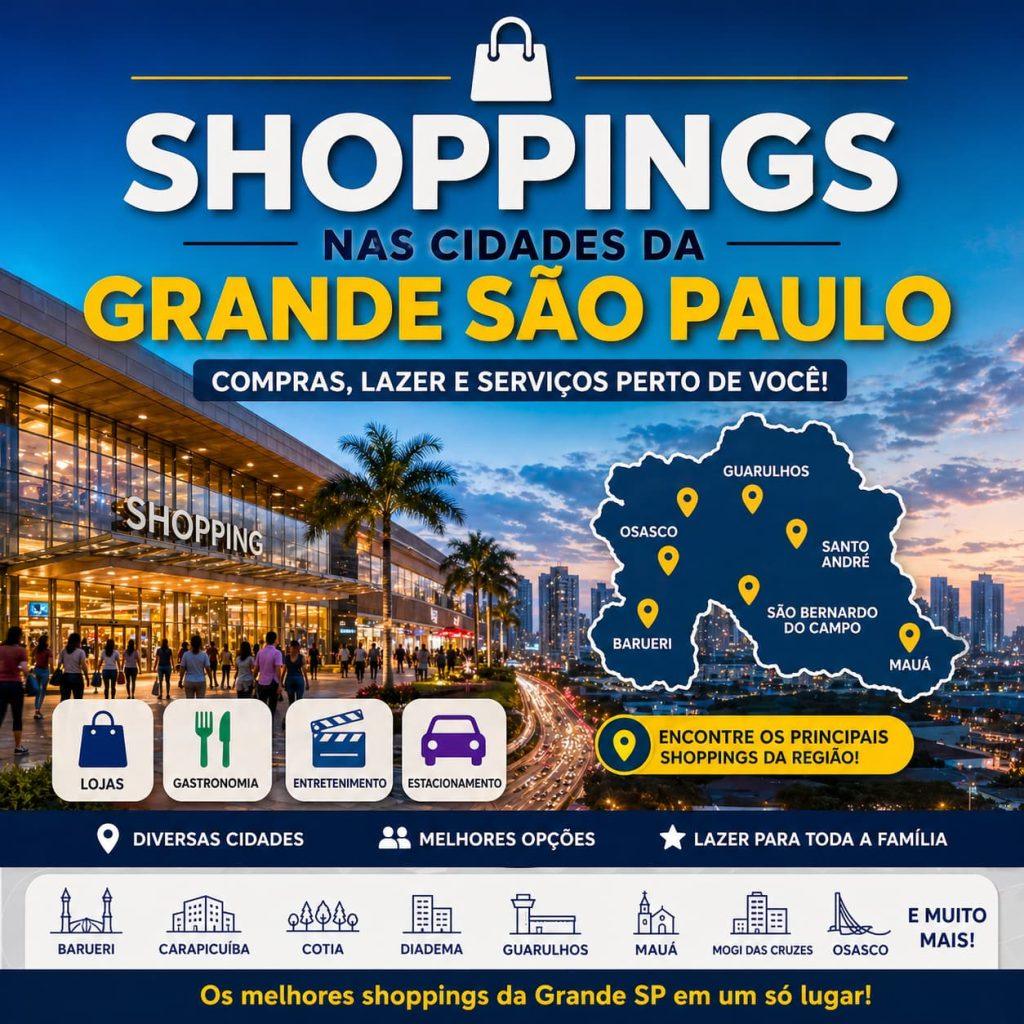 Shoppings na cidades da Grande São Paulo