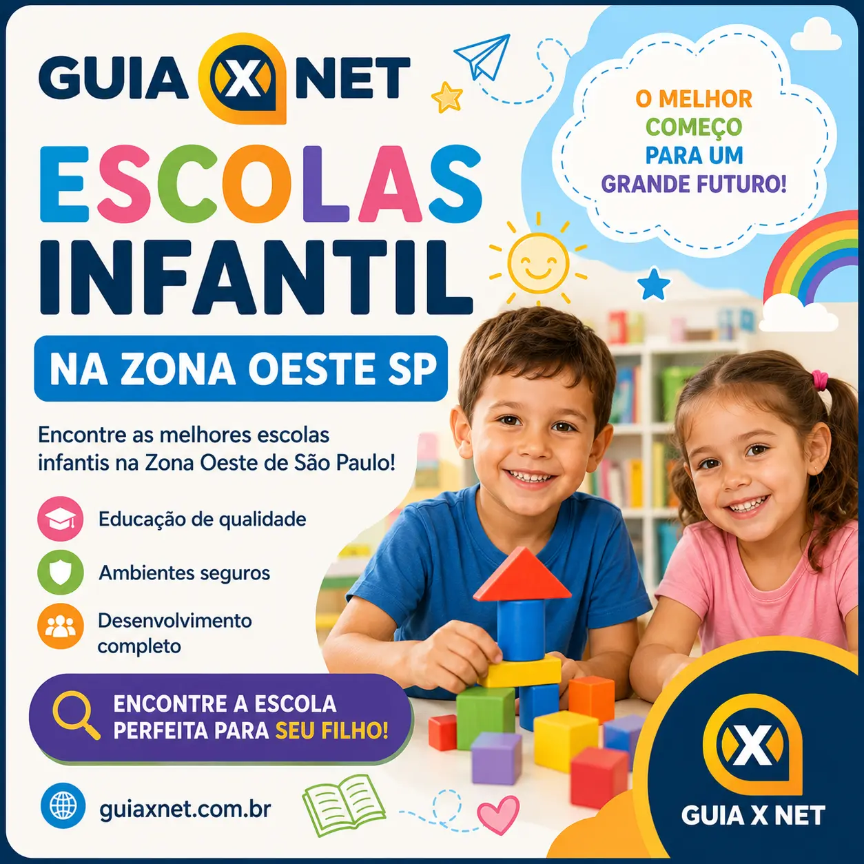 Escola Infantil na Zona Oeste SP