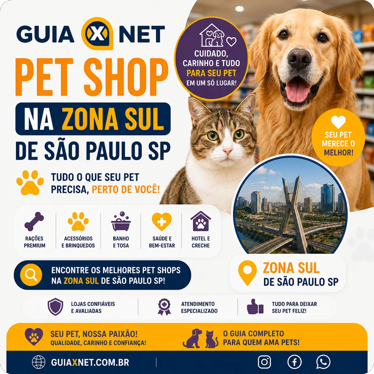 Pet Shop na Zona Sul de São Paulo SP