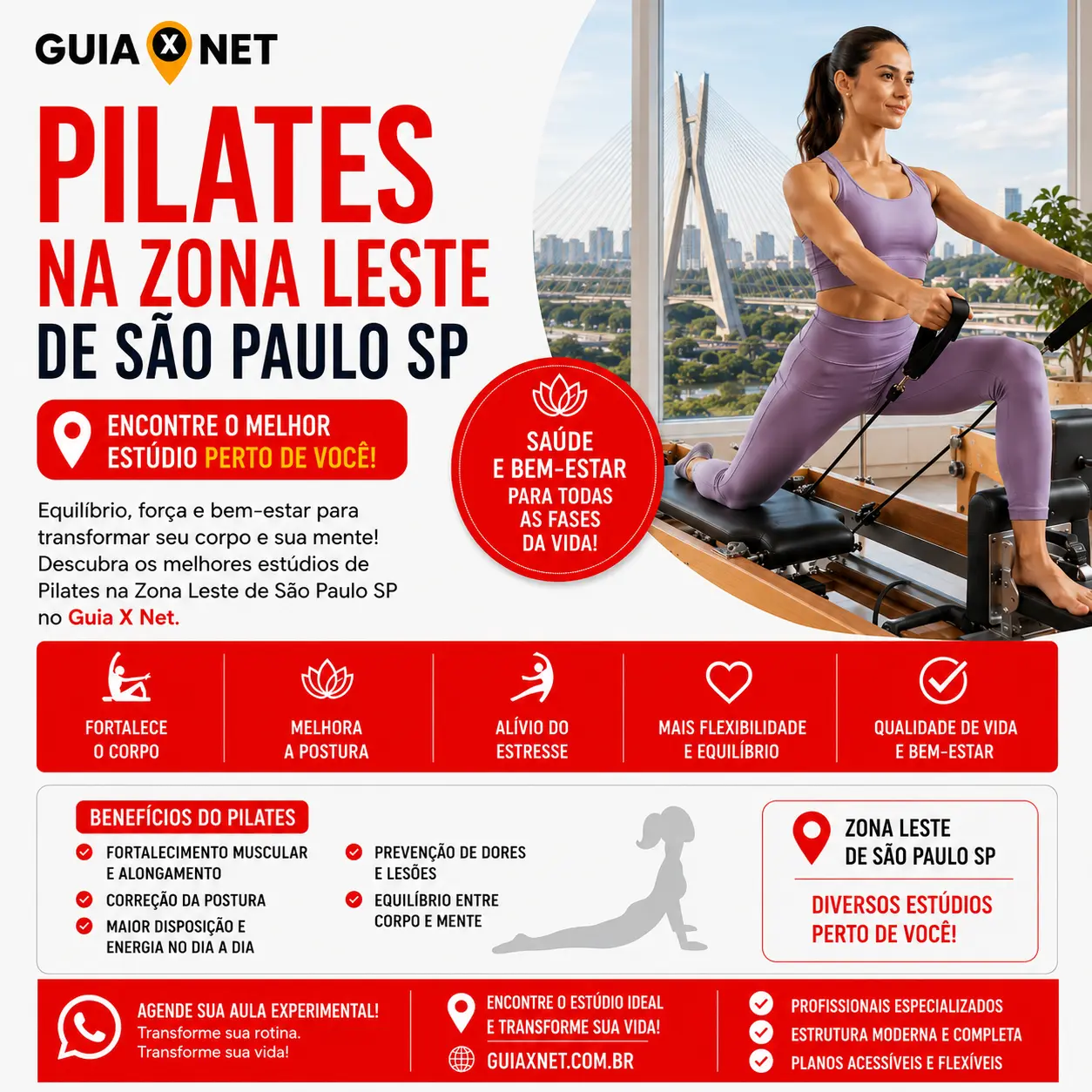 Pilates na Zona Leste