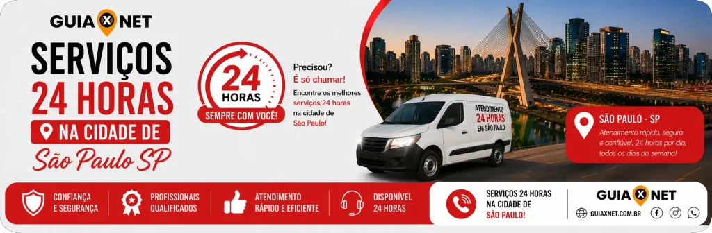 Serviços 24 horas em São Paulo Serviços 24 horas em São Paulo