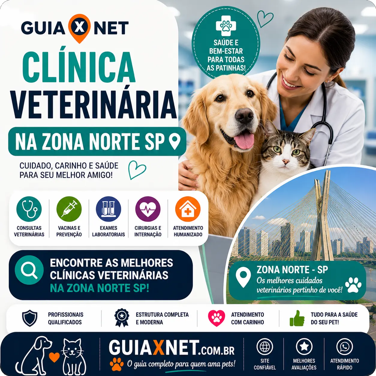 Clínicas Veterinária na Zona Norte de São Paulo SP