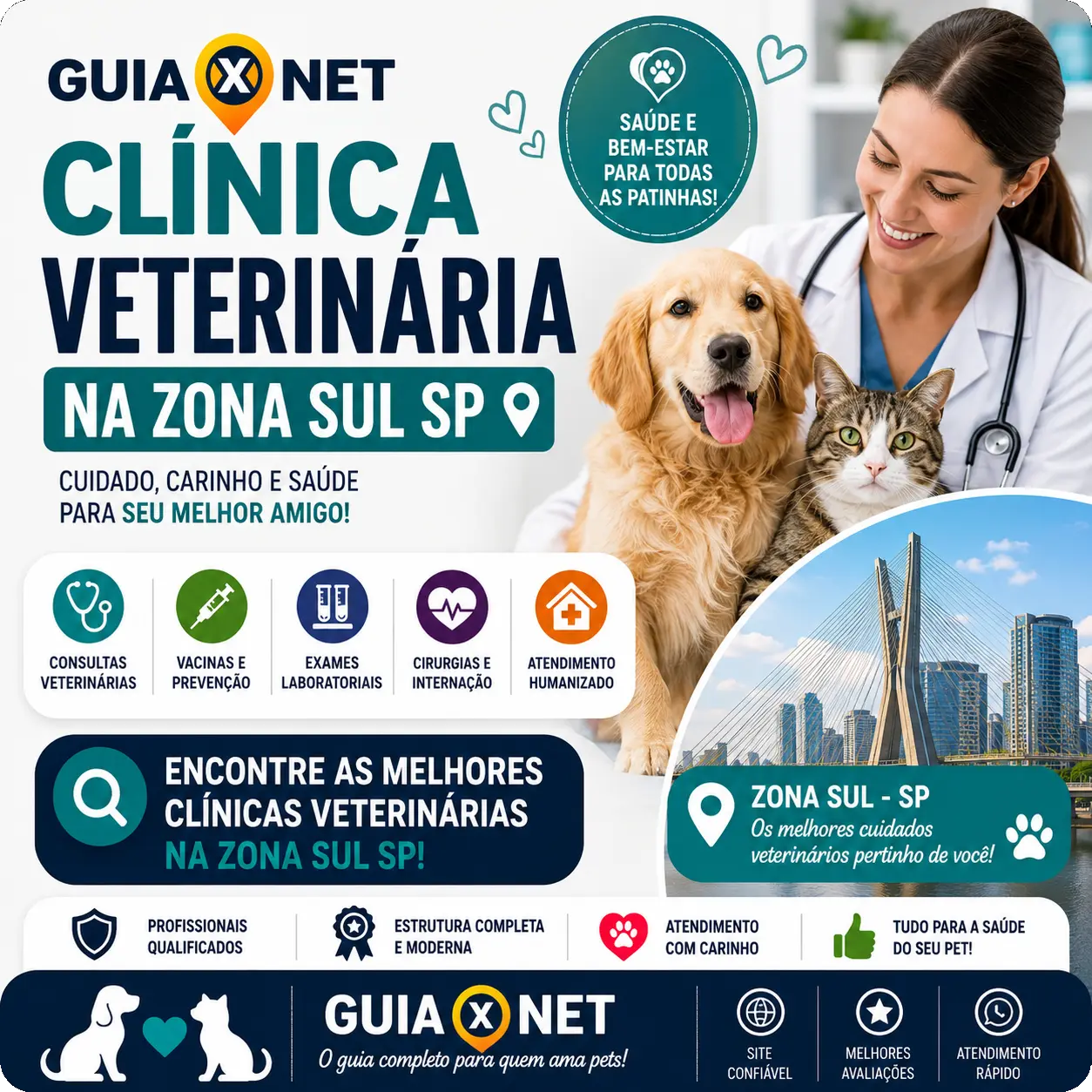 Clínicas Veterinária na Zona Sul de São Paulo SP